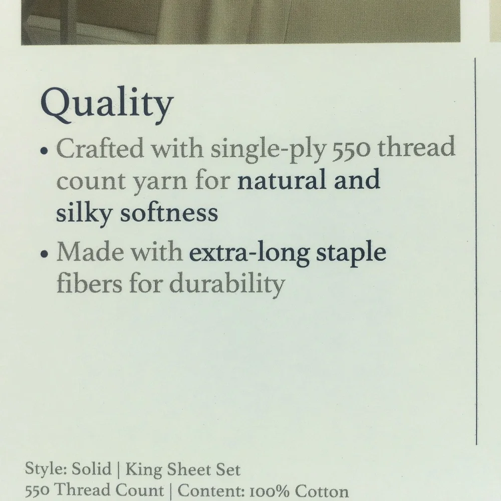 new SOFT POPPY color Charter Club Damask Solid 550 TC 100% Cotton KING Sheet Set